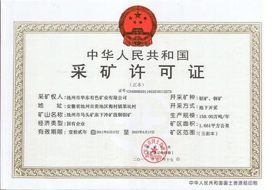矿业投资开发服务清单丨采矿权
